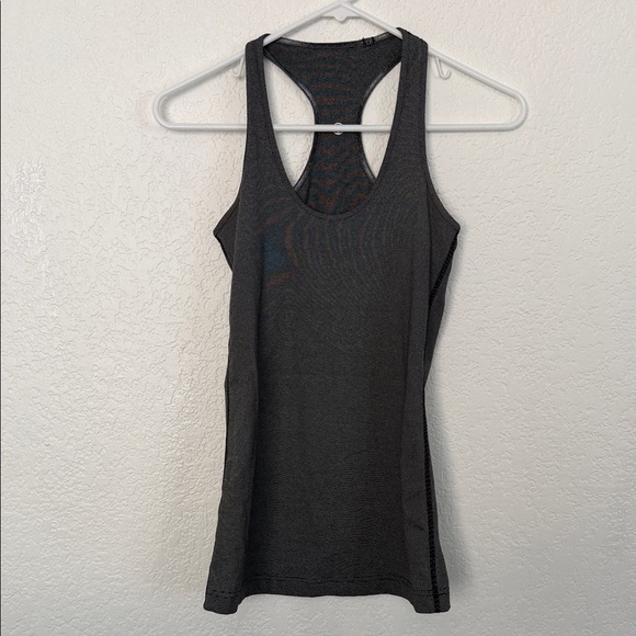 lululemon athletica Tops - lululemon athletica Charcoal Racerback Tank Top